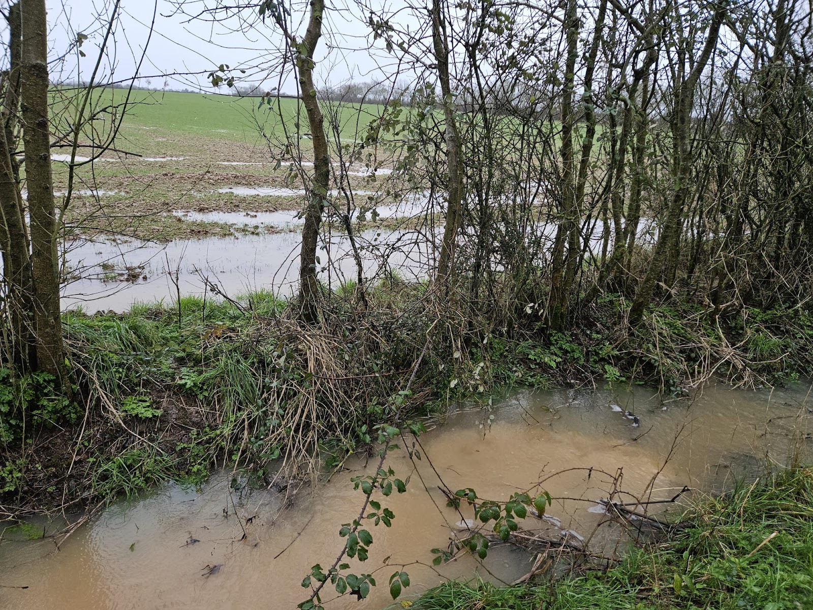 Parcelle du méthaniseur et bassin versant